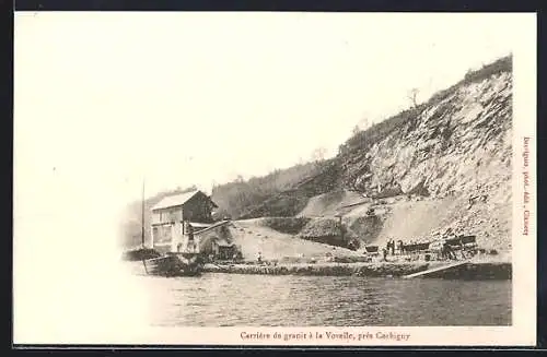 AK Corbigny, Carrière de granit à la Vovelle