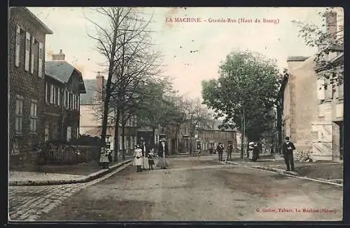 AK La Machine, Grande-Rue Haut du Bourg, Strassenpartie