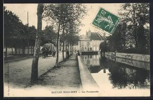 AK Moulins-Engilbert, Les Promenades