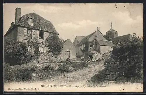 AK Moulins-Engilbert, Commagny, Fontaine St-Gennevras