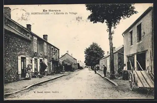 AK Montsauche, En Morvan, L`Entrée du Village