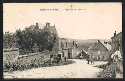 AK Montsauche, Place de la Mairie