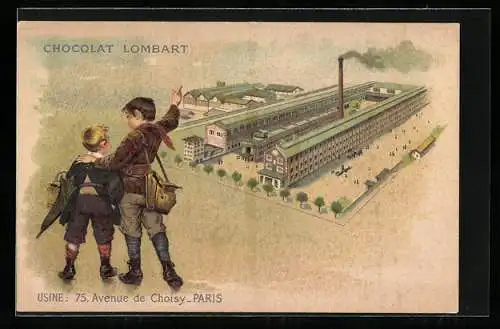 AK Paris, Chocolat Lombert, Usine 75 Avenue de Choisy