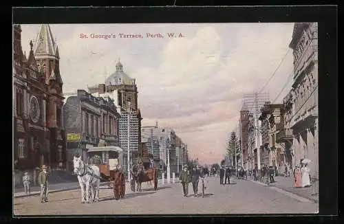 AK Perth /W. A., St. George`s Terrace