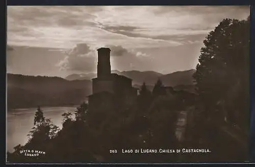 AK Castagnola /Lugano, Chiesa di Castagnola