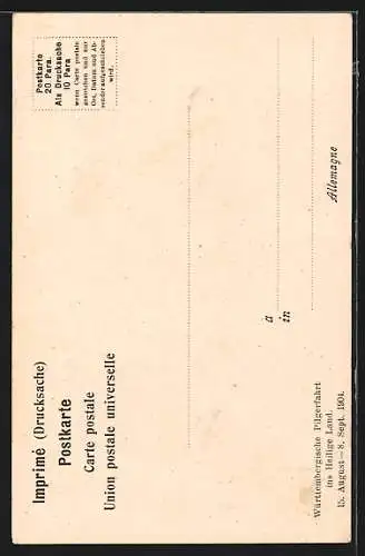 AK Jerusalem, Absalons-Denkmal im Kidrontal