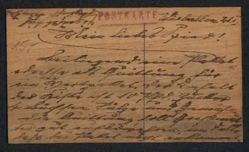 Holz-AK Partie an einem See mit Windmühle