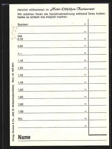 AK Hitzacker /Elbe, Elbhöhen-Restaurant, Bes. H. Constien, Unterm Berg 1