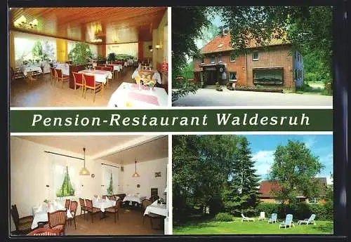 AK Altenmedingen OT Bostelwiebeck, Pension-Restaurant Waldesruh, Innenansichten