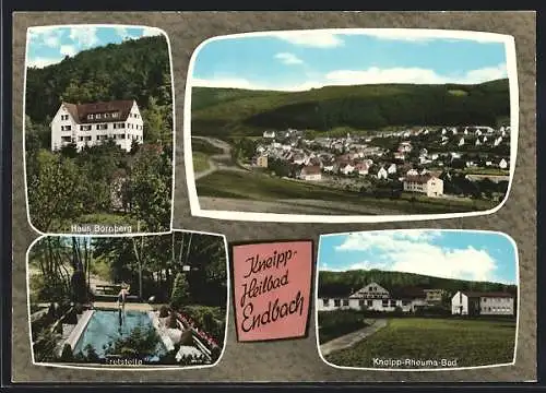 AK Endbach, Hotel Haus Bornberg, Kneipp-Rheima-Bad, Tretstelle