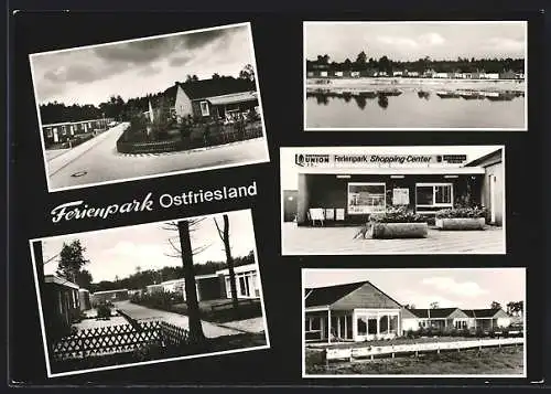 AK Hage, Ferienpark Ostfriesland mit Shopping-Center und Ferienhäusern