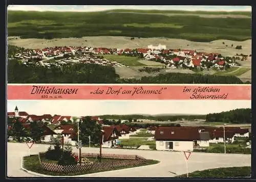 AK Dittishausen, Ortspanorama, Ortspartie