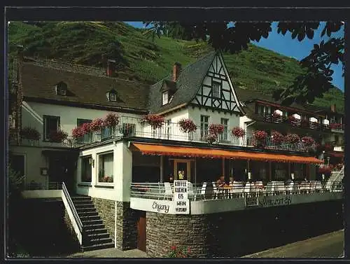 AK Valwig /Mosel, Hotel-Weinhaus Zum Valwiger Herrenberg Familie W. Thielmann