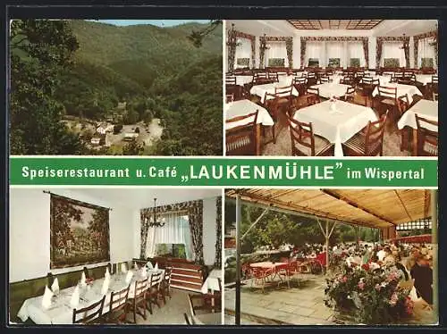 AK Lorch / Rheingau, Gasthaus Laukenmühle von Herbert Schifferstein