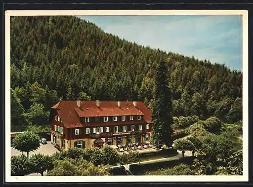 AK Baden-Baden, Ansicht vom Waldhotel Fischkultur