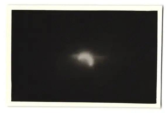 30 Fotografien Sonnenfinsternis am 30.6.1954, Private Serie der Sonnenfinsternis in verschiedenen Phasen 14