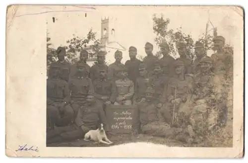 11 Fotografien 1.WK, Ansicht Conegliano, Kriegszerstörung, Österreicher K.u.k. Soldaten bei Kriegshandlungen in Italien