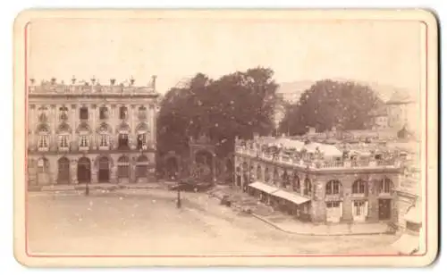 Fotografie unbekannter Fotograf, Ansicht Nancy, Blick zum Theater