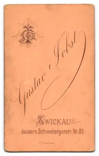 Fotografie Gustav Jobst, Zwickau, Schneebergerstr. 20, Junger Soldat in Uniform