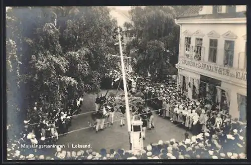 AK Leksand, Majstangsresningen