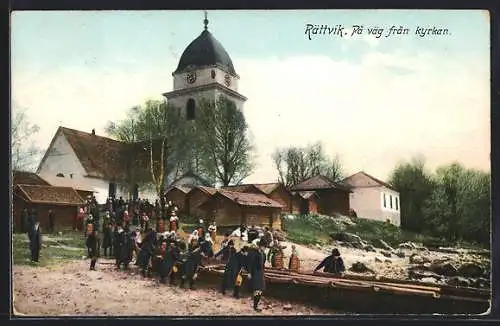 AK Rättvik, Pa väg fran kyrkan