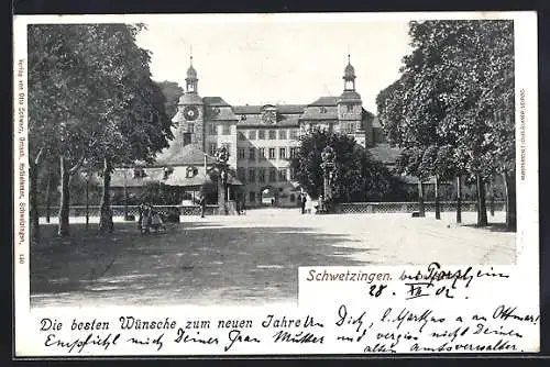 AK Schwetzingen, Schloss und Parkanlage