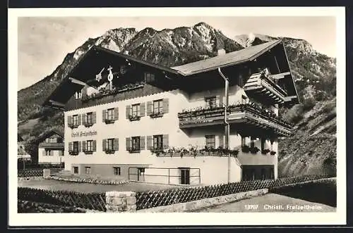 AK Oberstdorf, Hotel Christliches Ferienheim Hans Krebs