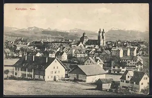 AK Kempten / Allgäu, Ortsansicht aus der Vogelschau