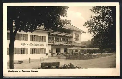 AK Oberjoch, Gasthaus und Pension Löwen, Aussenansicht