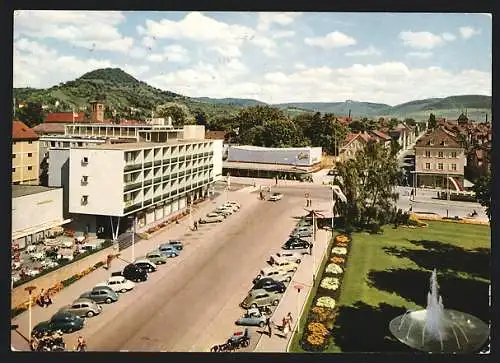 AK Reutlingen, Friedrich-List-Platz mit Parkhotel