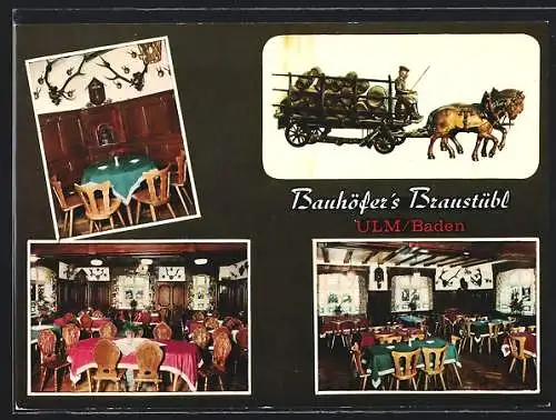 AK Renchen-Ulm /Schwarzwald, Gasthaus Bauhöfers Braustübl