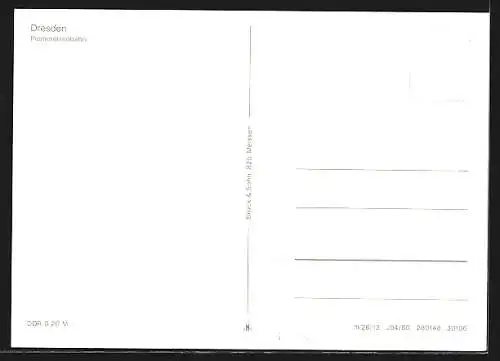 AK Dresden, Pionier-Kleinbahn in Betrieb, Grosser Garten