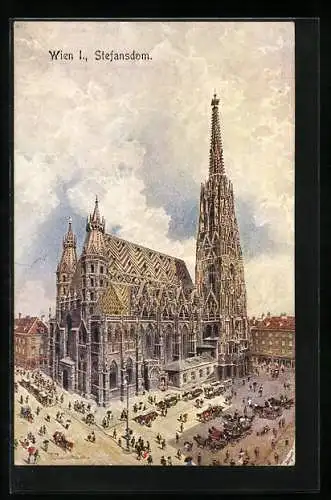 Künstler-AK Wien, Stefansdom