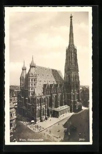 AK Wien, Partie am Stephansdom