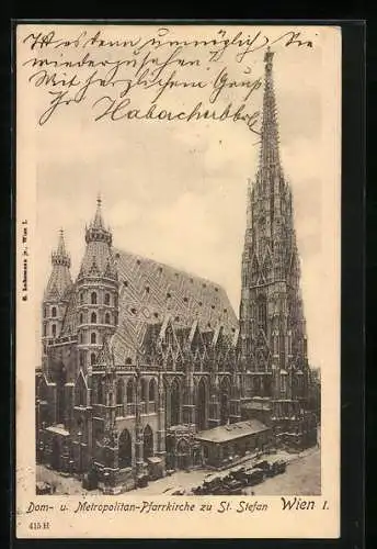 AK Wien, Dom- u. Meropolitan-Pfarrkirche zu St. Stefan