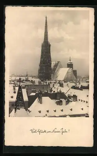 AK Wien, Stephansturm im Schnee