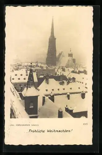 AK Wien, Die Stefanskirche im Winter