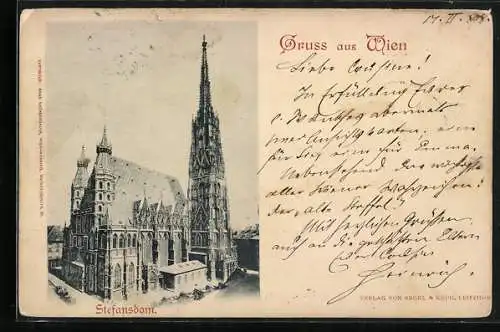 AK Wien, Blick auf den Stefansdom