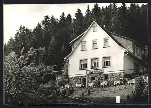 AK Heubach /Thür. Wald, Café Heubach, Aussenansicht