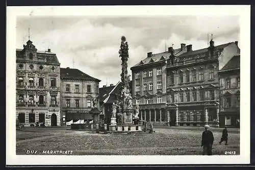 AK Dux, Partie am Marktplatz