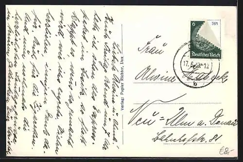 AK Dux, Partie am Marktplatz