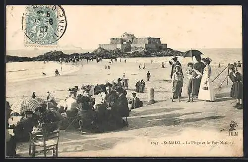 AK St-Malo, La Plage et le Fort National