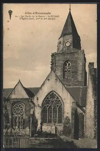 AK St-Suliac, Les Bords de la Rance, L`Eglise