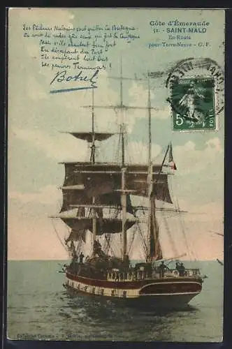 AK Saint-Malo, En Route pour Terre-Neuve