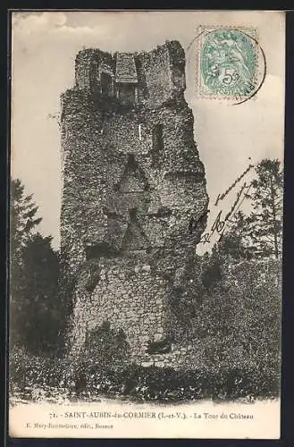 AK Saint-Aubin-du-Cormier, La Tour du Château