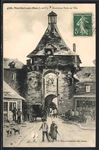 AK Montfort-sur-Meu, Ancienne Porte de Ville