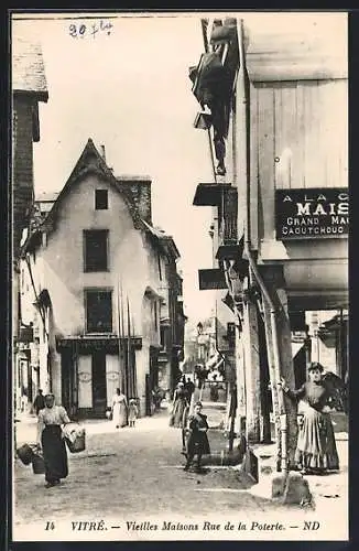 AK Vitre, Vieilles Maisons Rue de Poterie