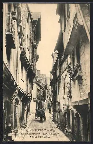 AK Vitré /I.-et-V., La rue Baudrairie