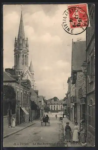 AK Vitré, La Rue Bertrand-d`Argentie