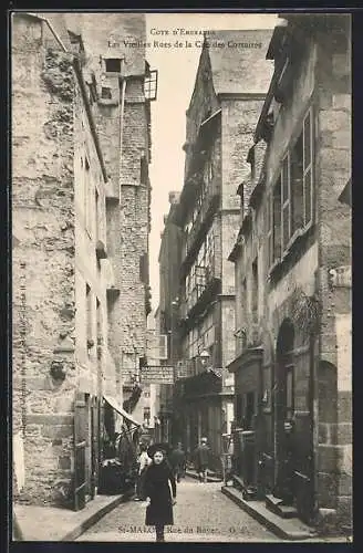 AK Saint Malo, Rue du Boyer, Les Vieilles Rues de la Cité